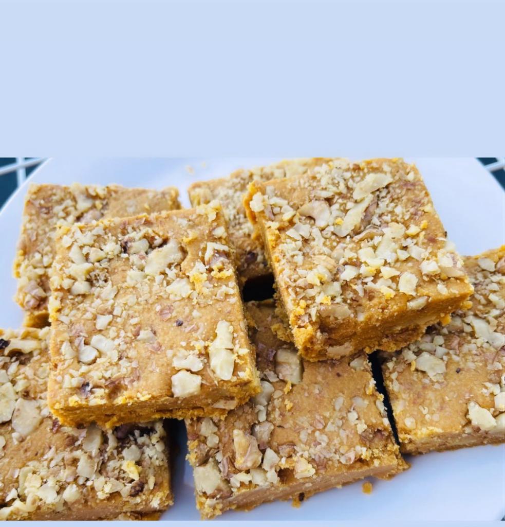 Besan Walnut Barfi
