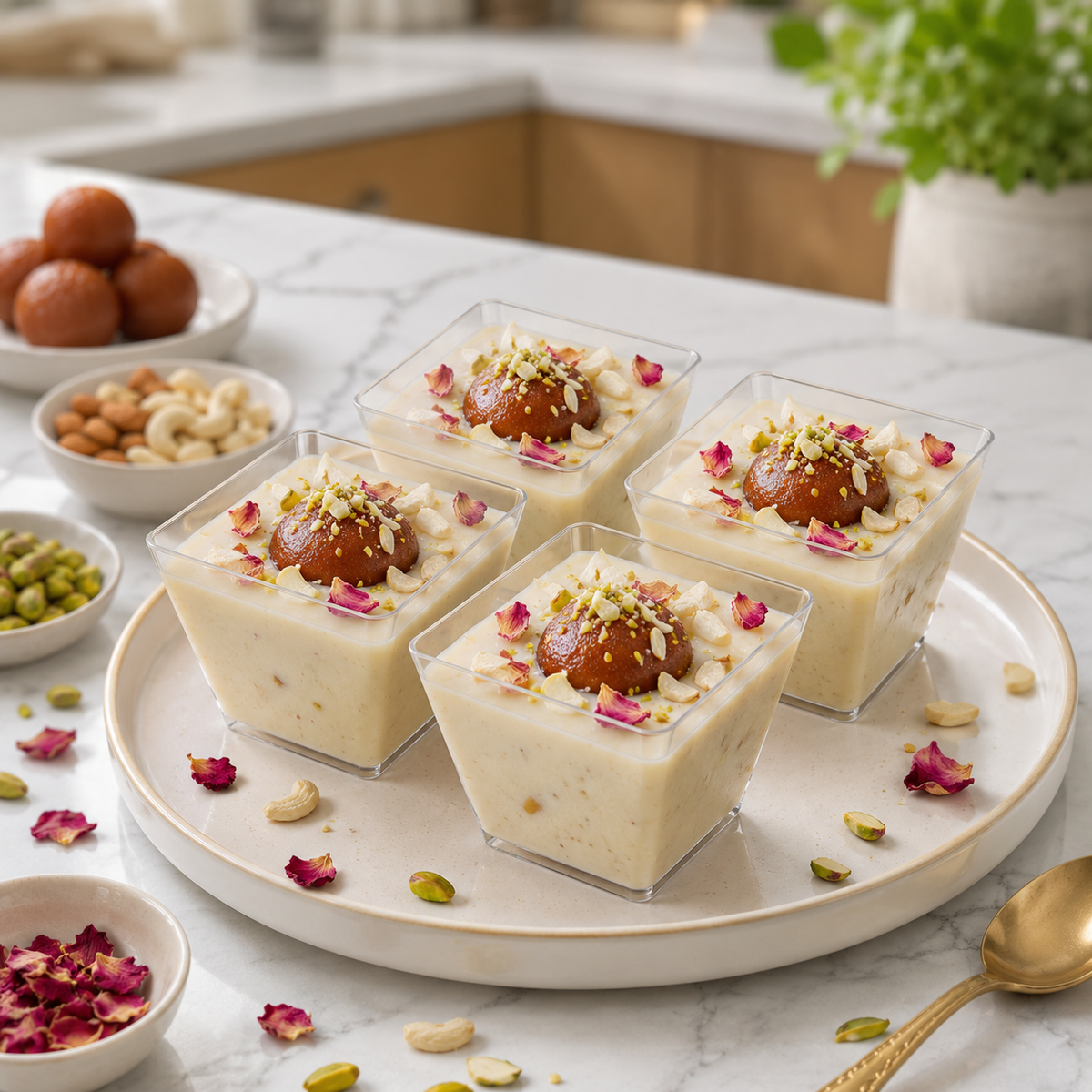 Gulab Jamun Rabdi Shots