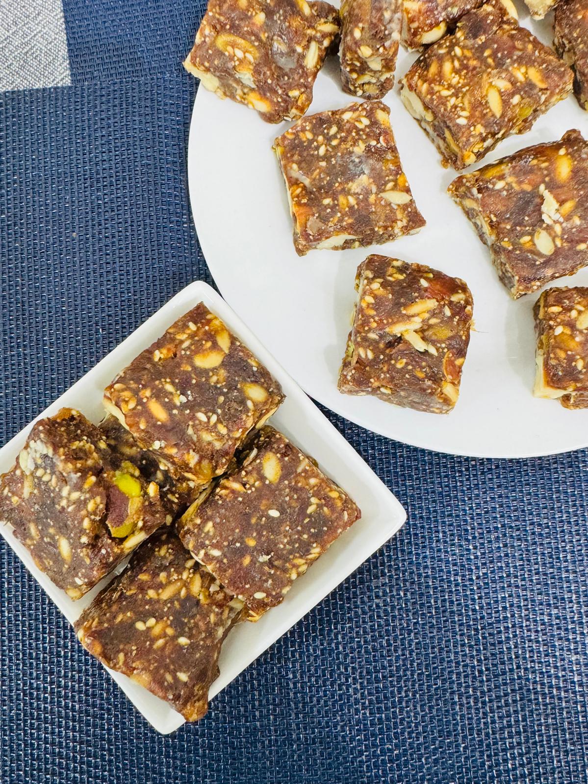 Nutty Dates Barfi