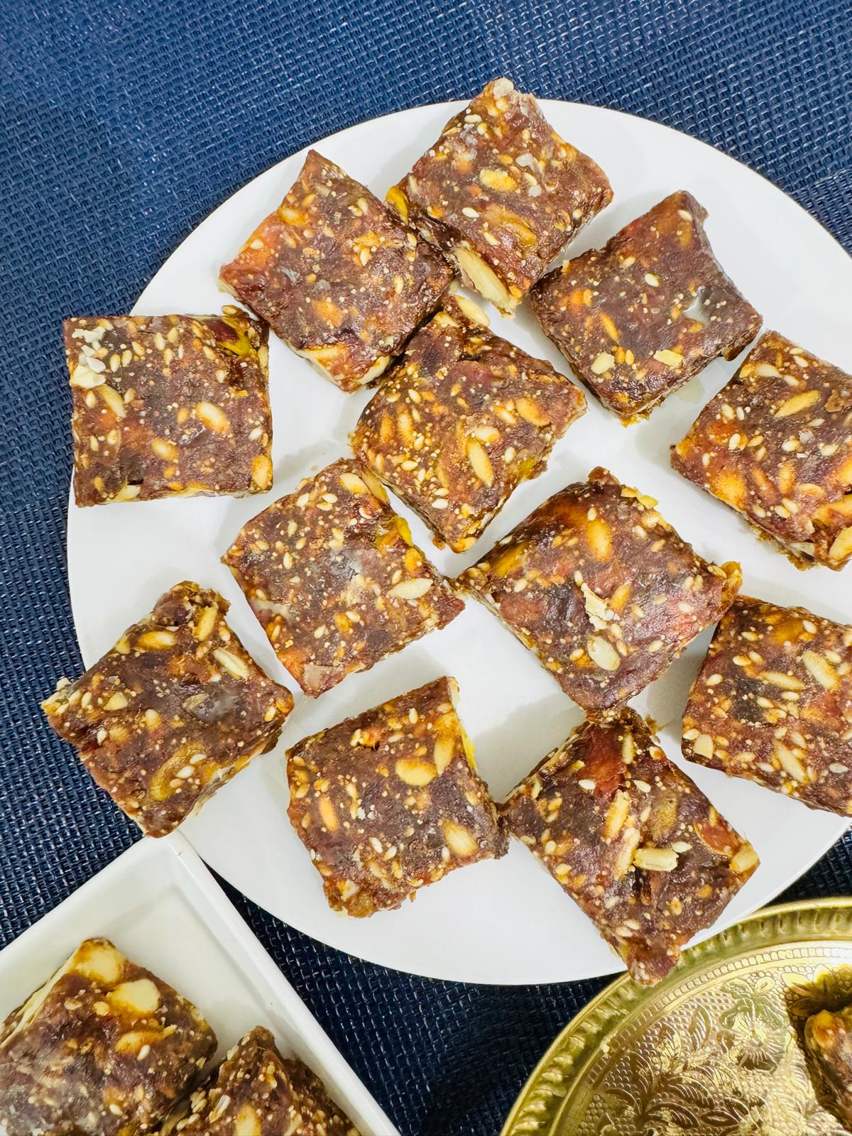 Nutty Dates Barfi