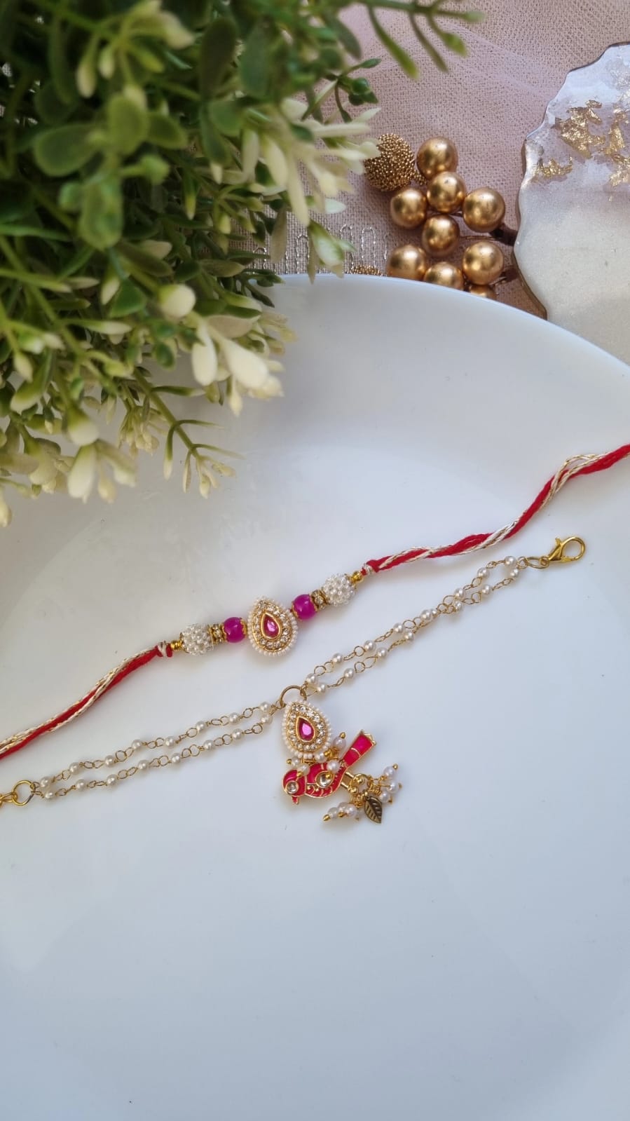 Bhaiya & Bhabhi Rakhi Set – A Celebration of Love & Togetherness | Pretty Little Gifts