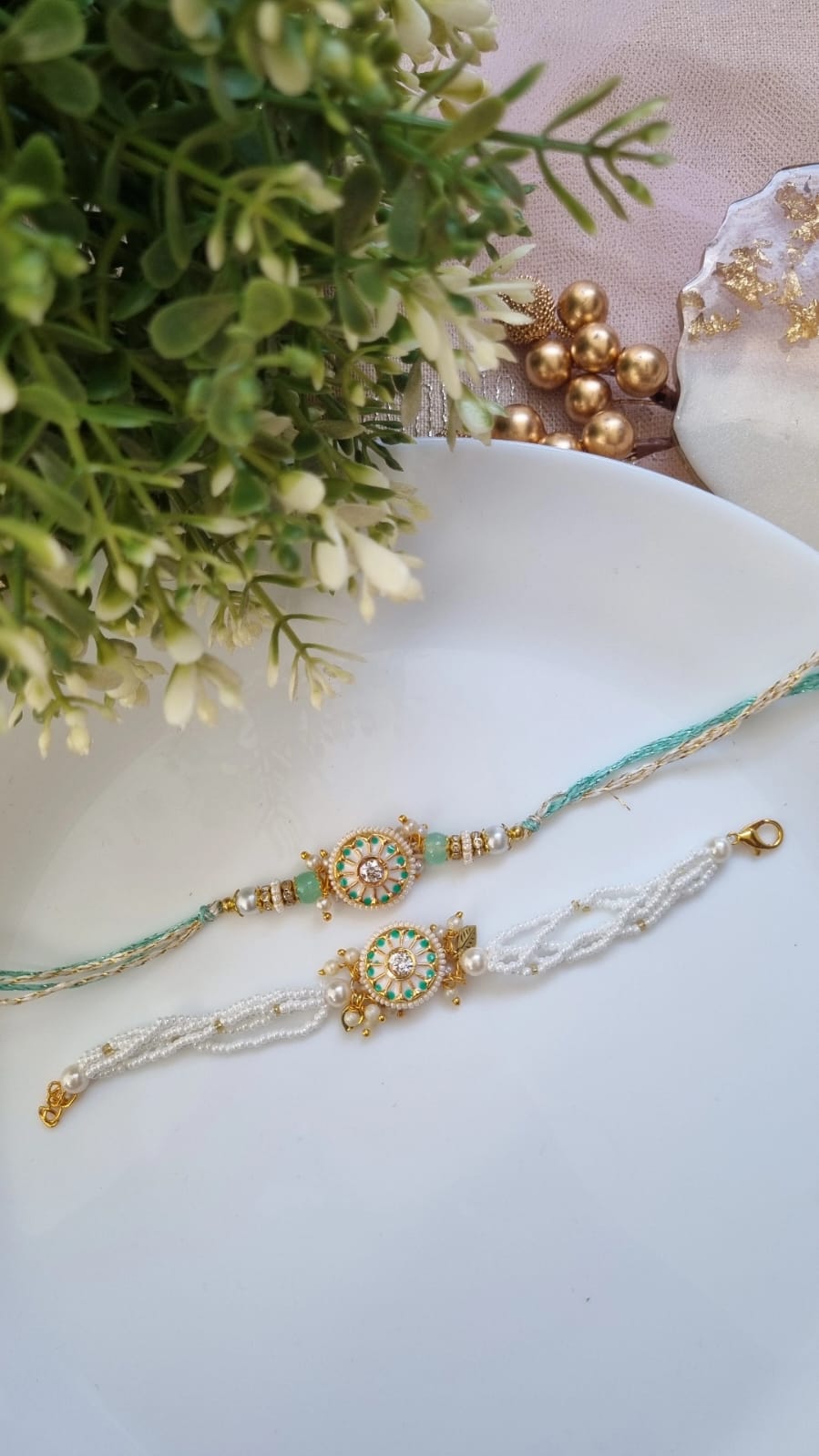 Bhaiya & Bhabhi Rakhi Set – A Celebration of Love & Togetherness | Pretty Little Gifts