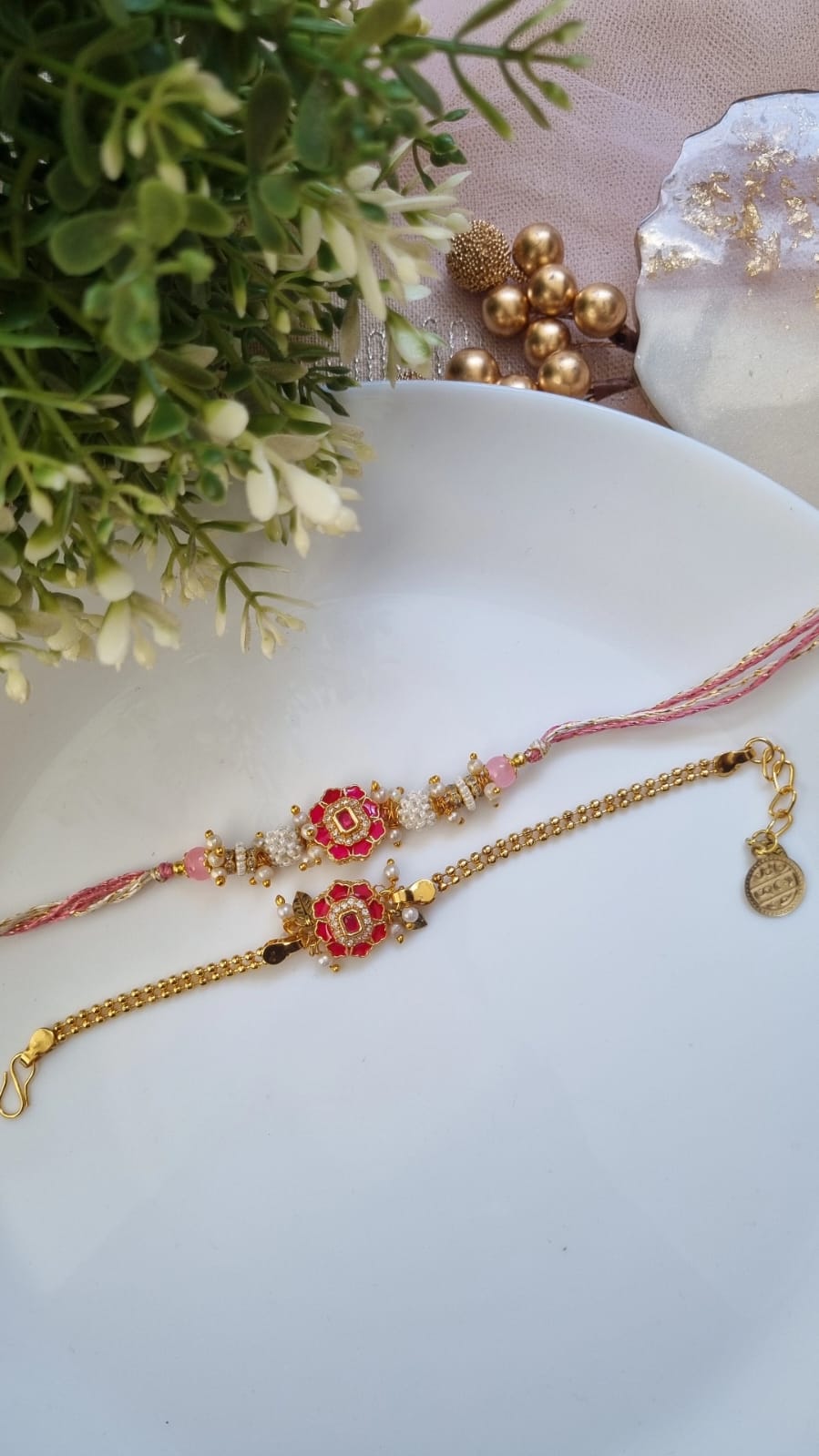 Bhaiya & Bhabhi Rakhi Set – A Celebration of Love & Togetherness | Pretty Little Gifts