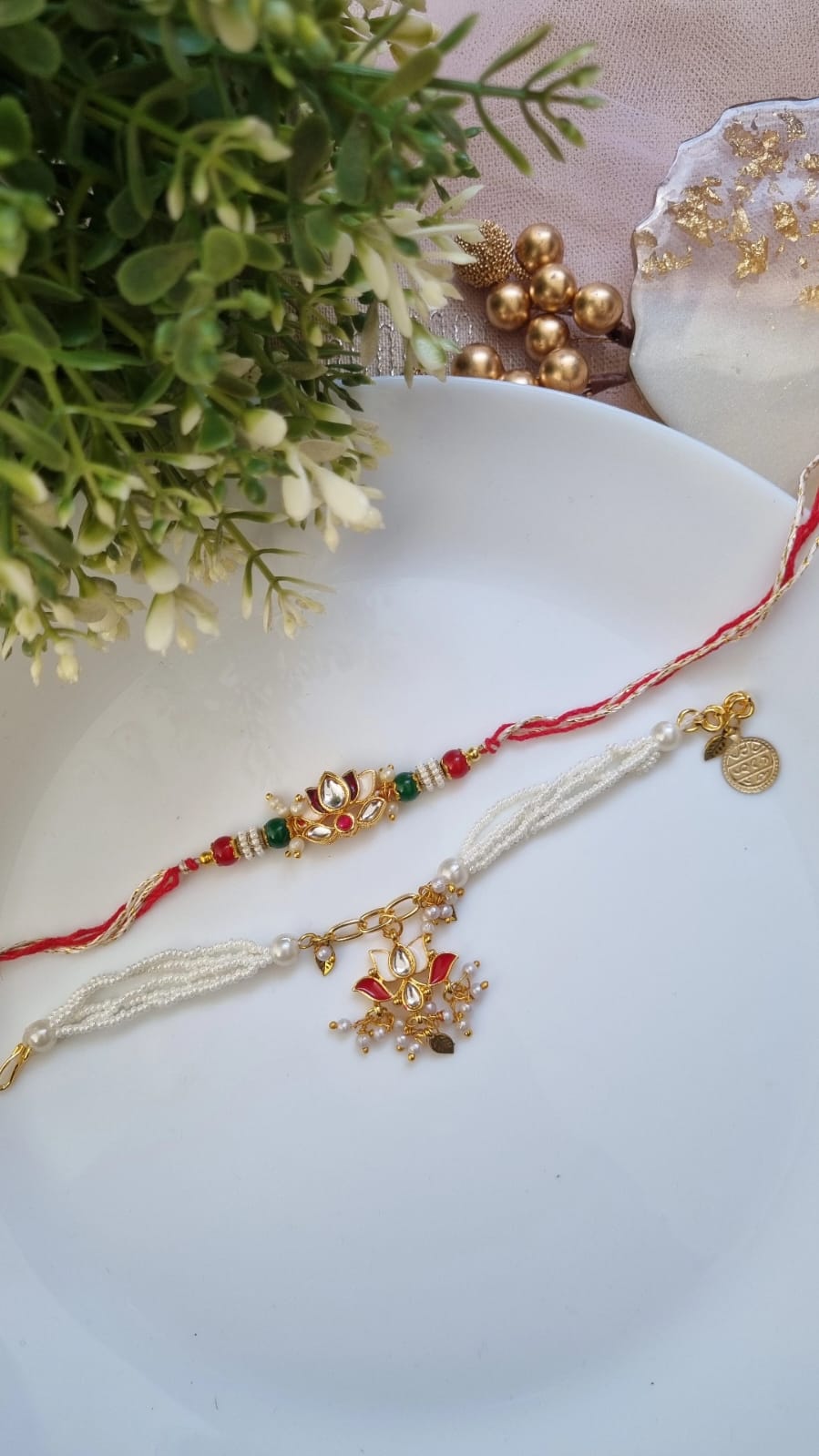 Bhaiya & Bhabhi Rakhi Set – A Celebration of Love & Togetherness | Pretty Little Gifts