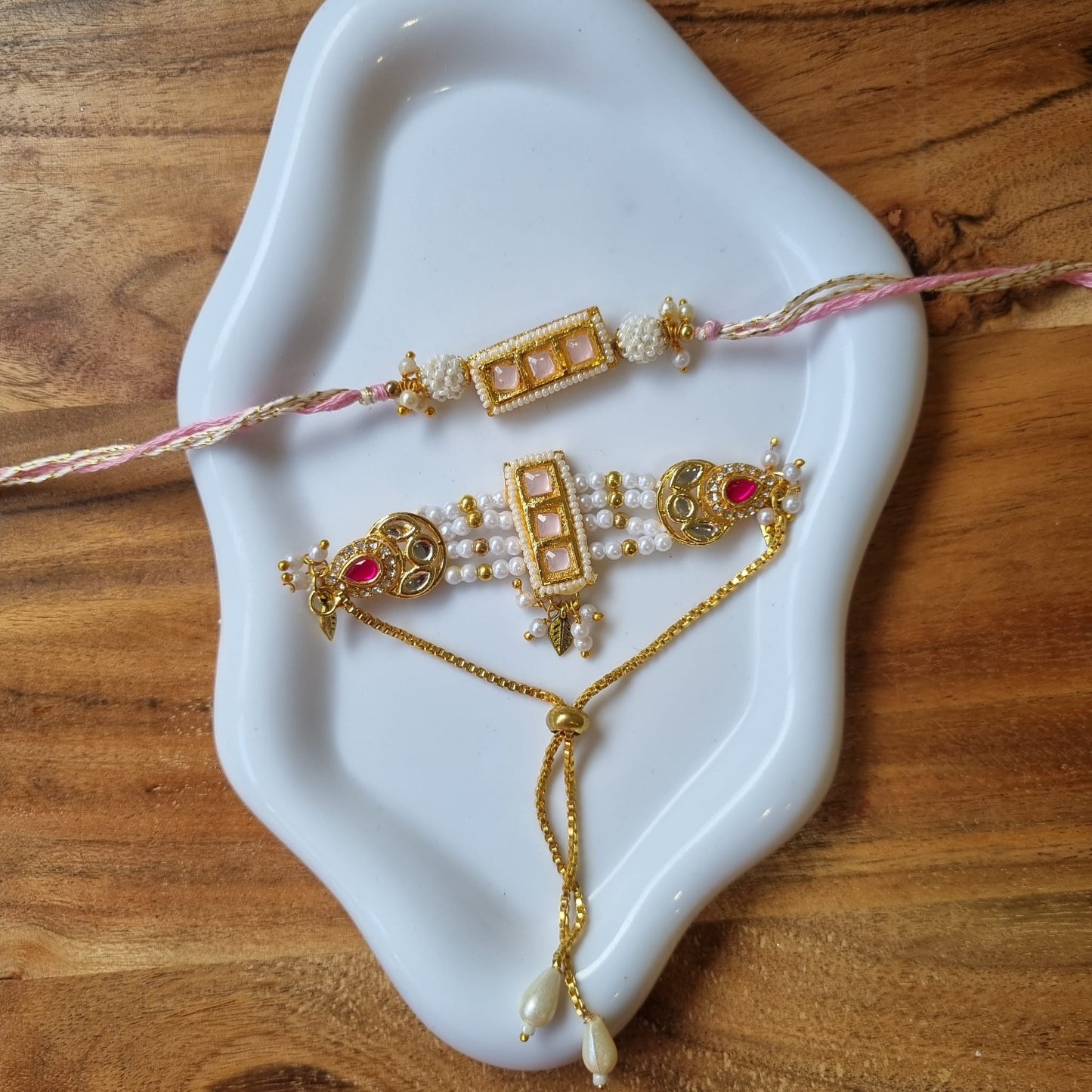 Bhaiya & Bhabhi Rakhi Set – A Celebration of Love & Togetherness | Pretty Little Gifts