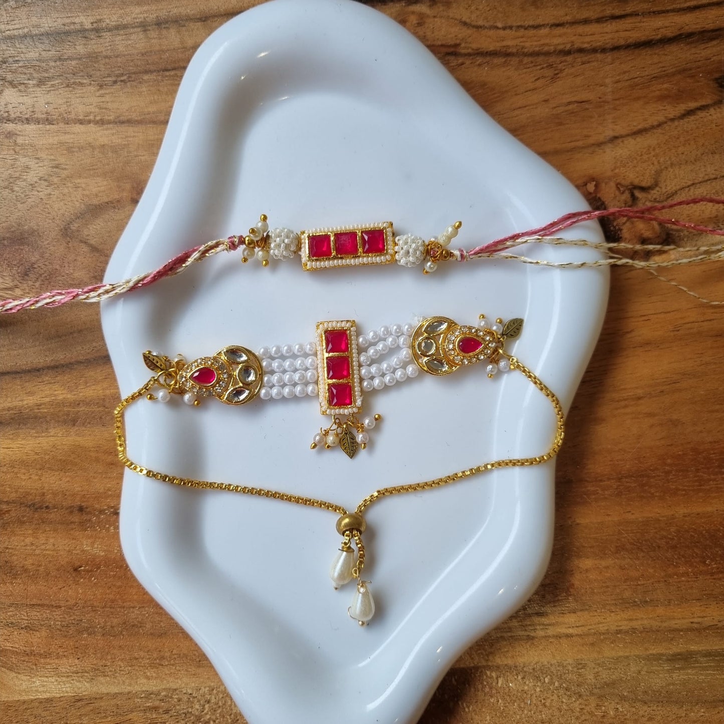 Bhaiya & Bhabhi Rakhi Set – A Celebration of Love & Togetherness | Pretty Little Gifts