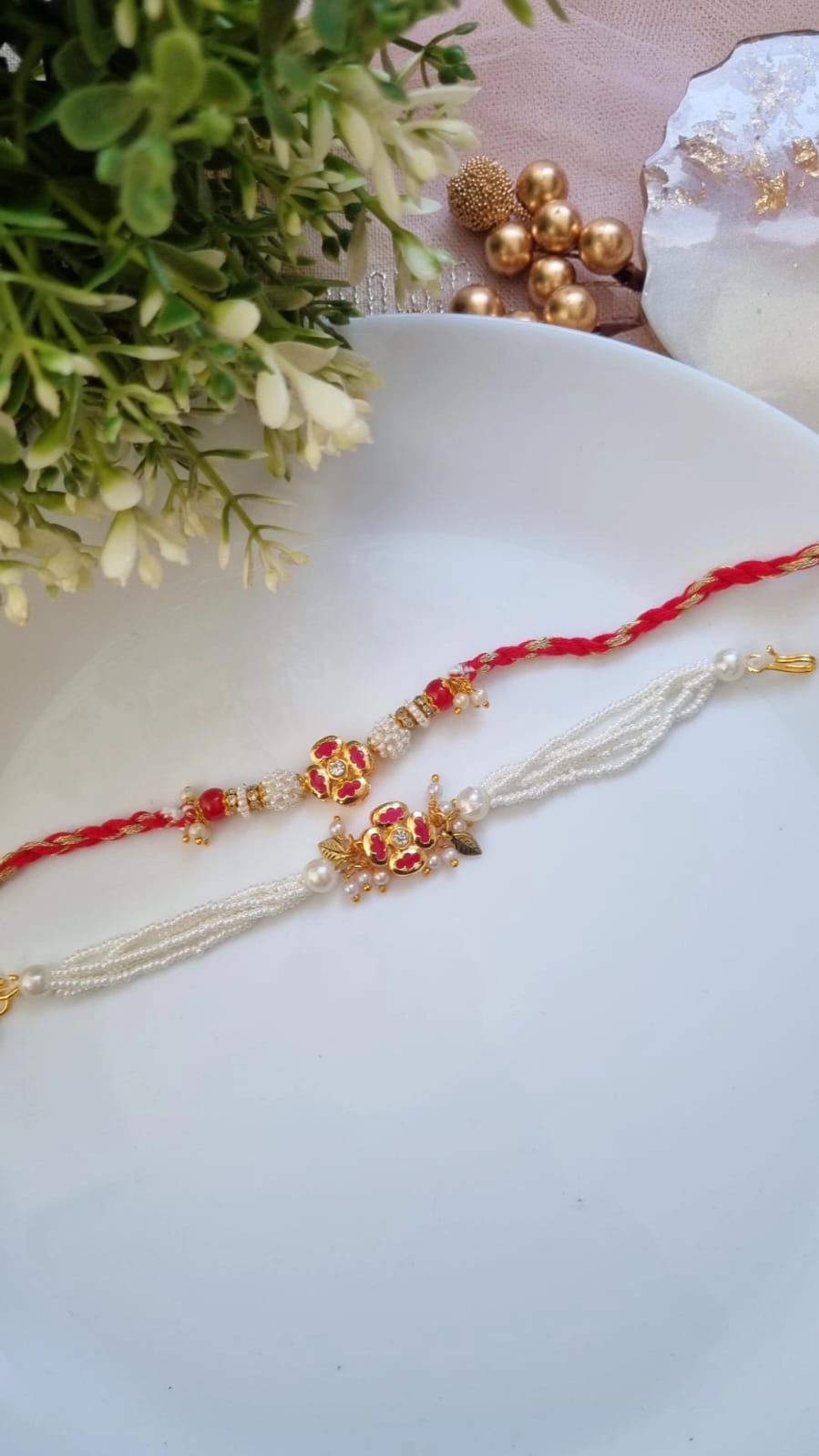 Bhaiya & Bhabhi Rakhi Set – A Celebration of Love & Togetherness | Pretty Little Gifts