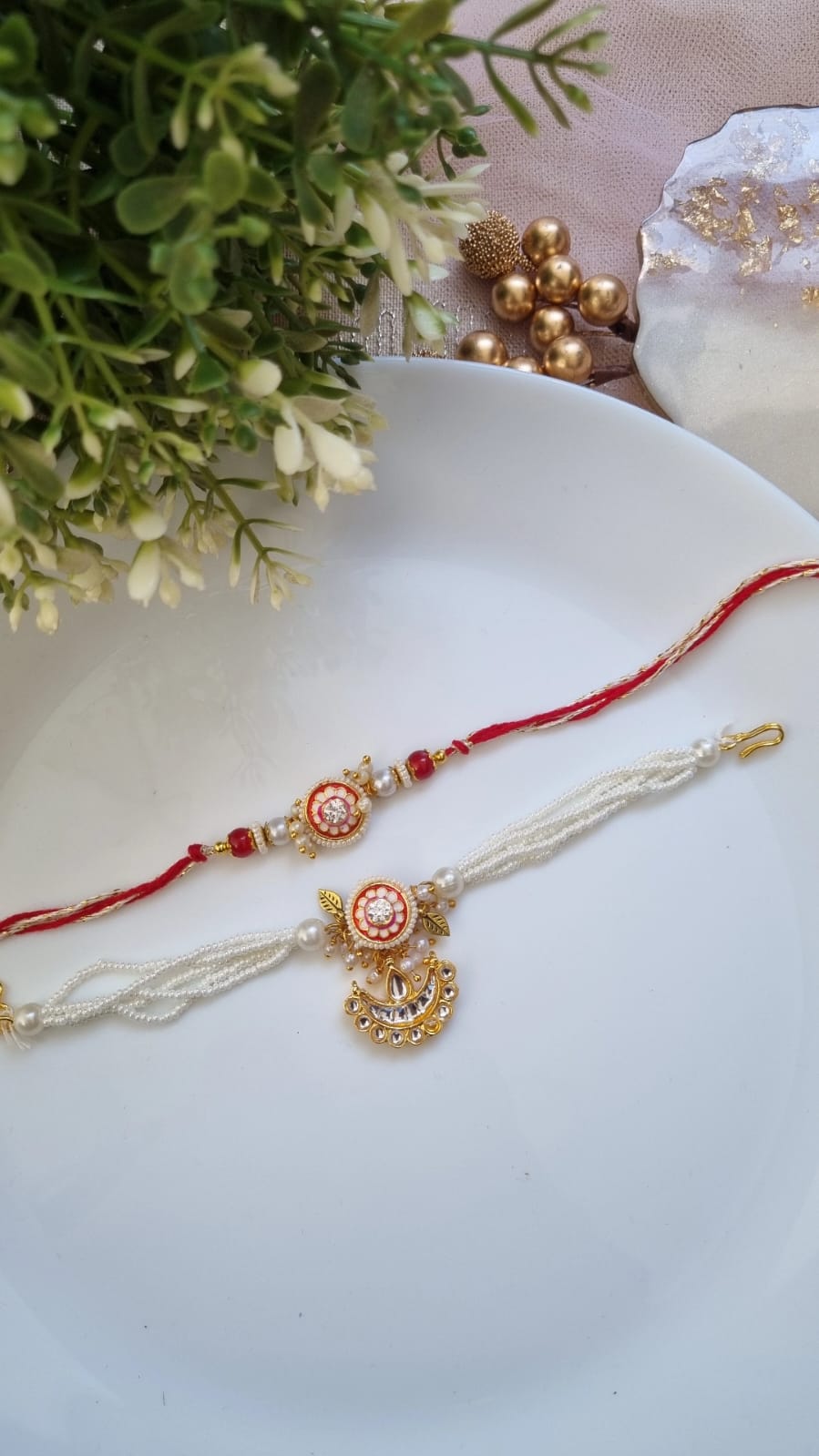 Bhaiya & Bhabhi Rakhi Set – A Celebration of Love & Togetherness | Pretty Little Gifts