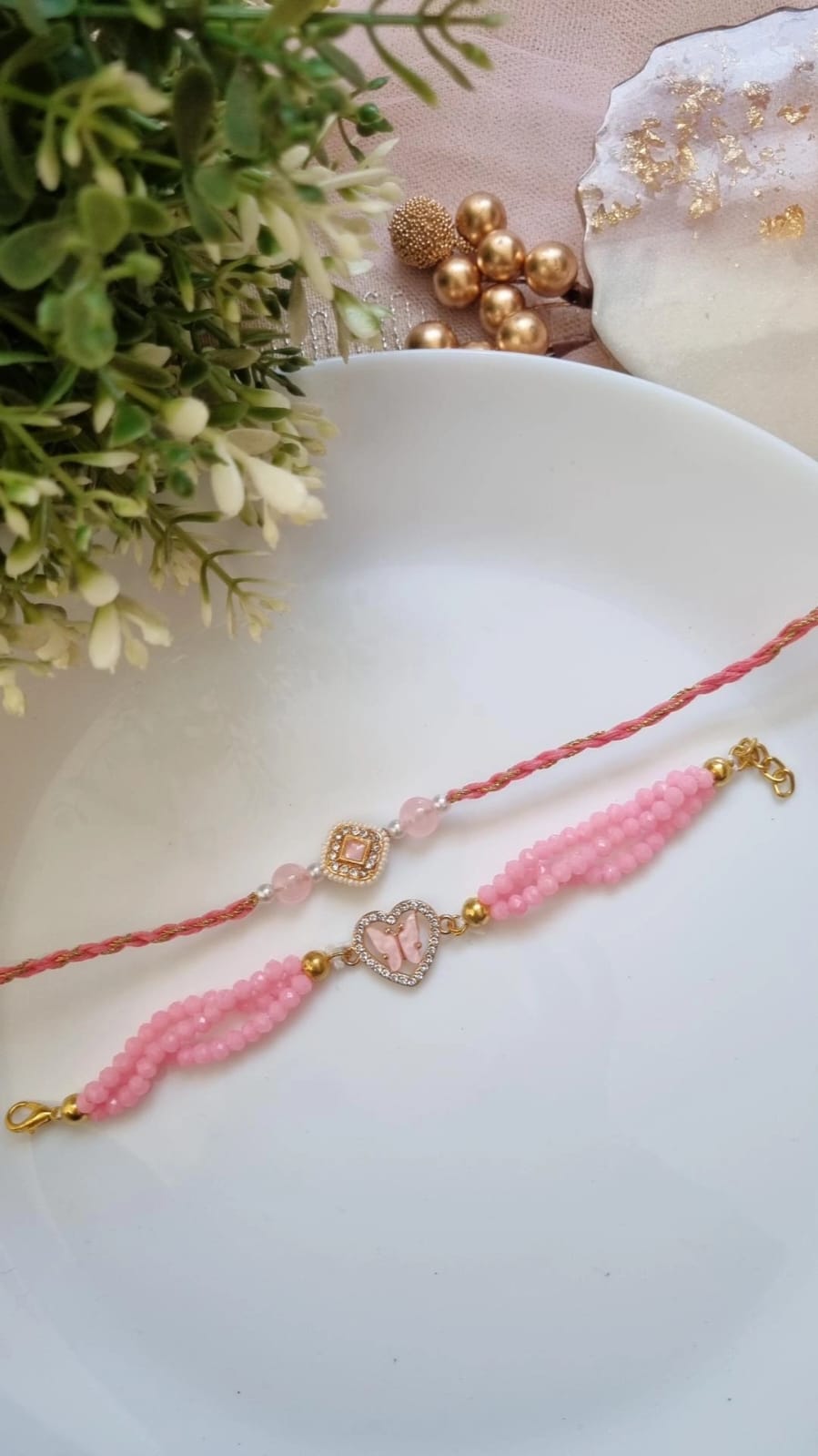 Bhaiya & Bhabhi Rakhi Set – A Celebration of Love & Togetherness | Pretty Little Gifts