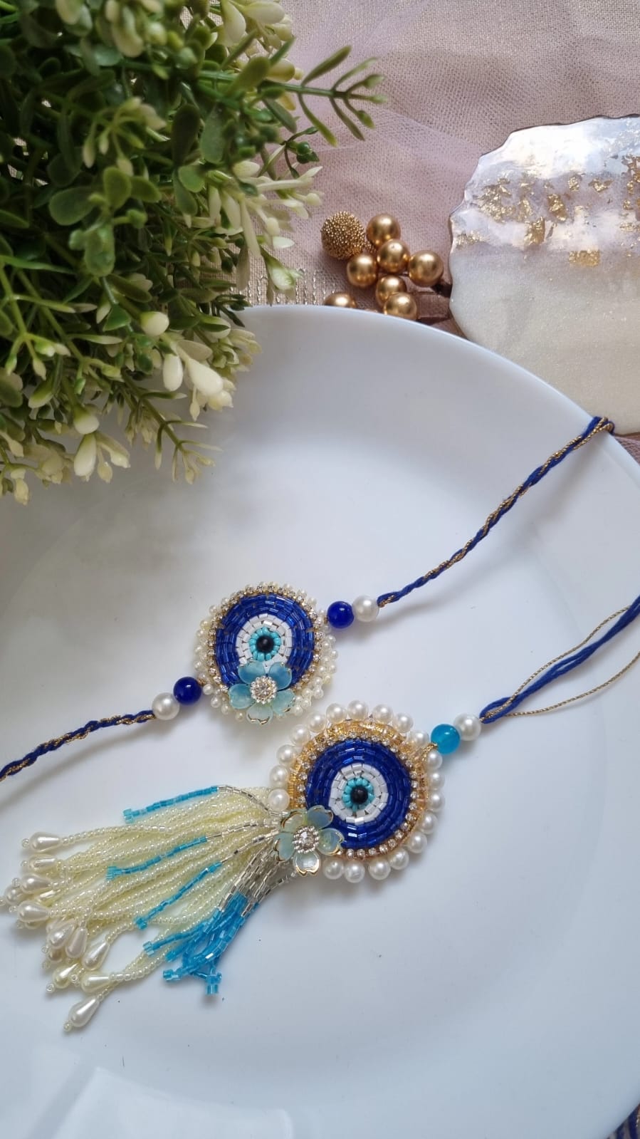 Bhaiya & Bhabhi Rakhi Set – A Celebration of Love & Togetherness | Pretty Little Gifts