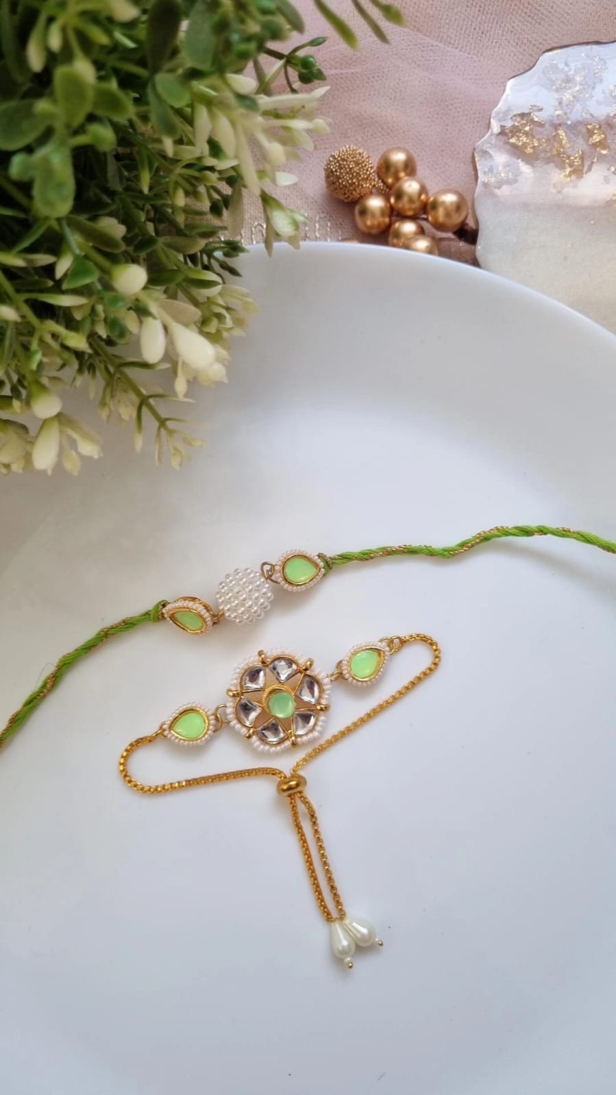 Bhaiya & Bhabhi Rakhi Set – A Celebration of Love & Togetherness | Pretty Little Gifts
