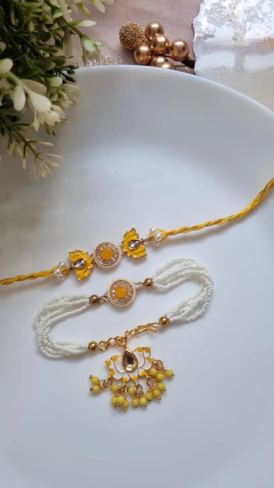 Bhaiya & Bhabhi Rakhi Set – A Celebration of Love & Togetherness | Pretty Little Gifts