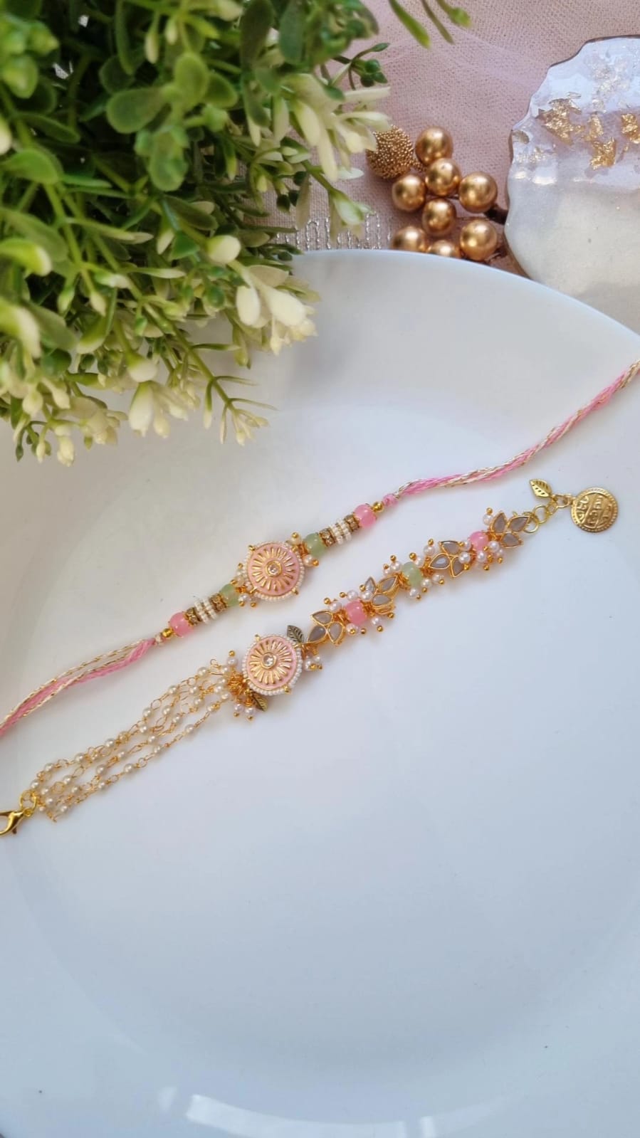 Bhaiya & Bhabhi Rakhi Set – A Celebration of Love & Togetherness | Pretty Little Gifts
