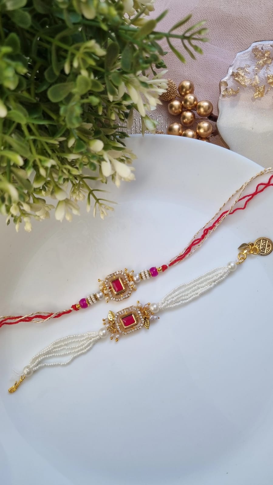 Bhaiya & Bhabhi Rakhi Set – A Celebration of Love & Togetherness | Pretty Little Gifts