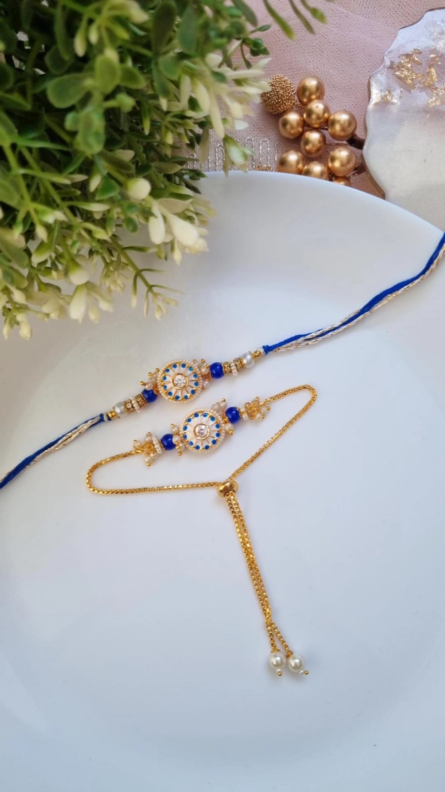 Bhaiya & Bhabhi Rakhi Set – A Celebration of Love & Togetherness | Pretty Little Gifts