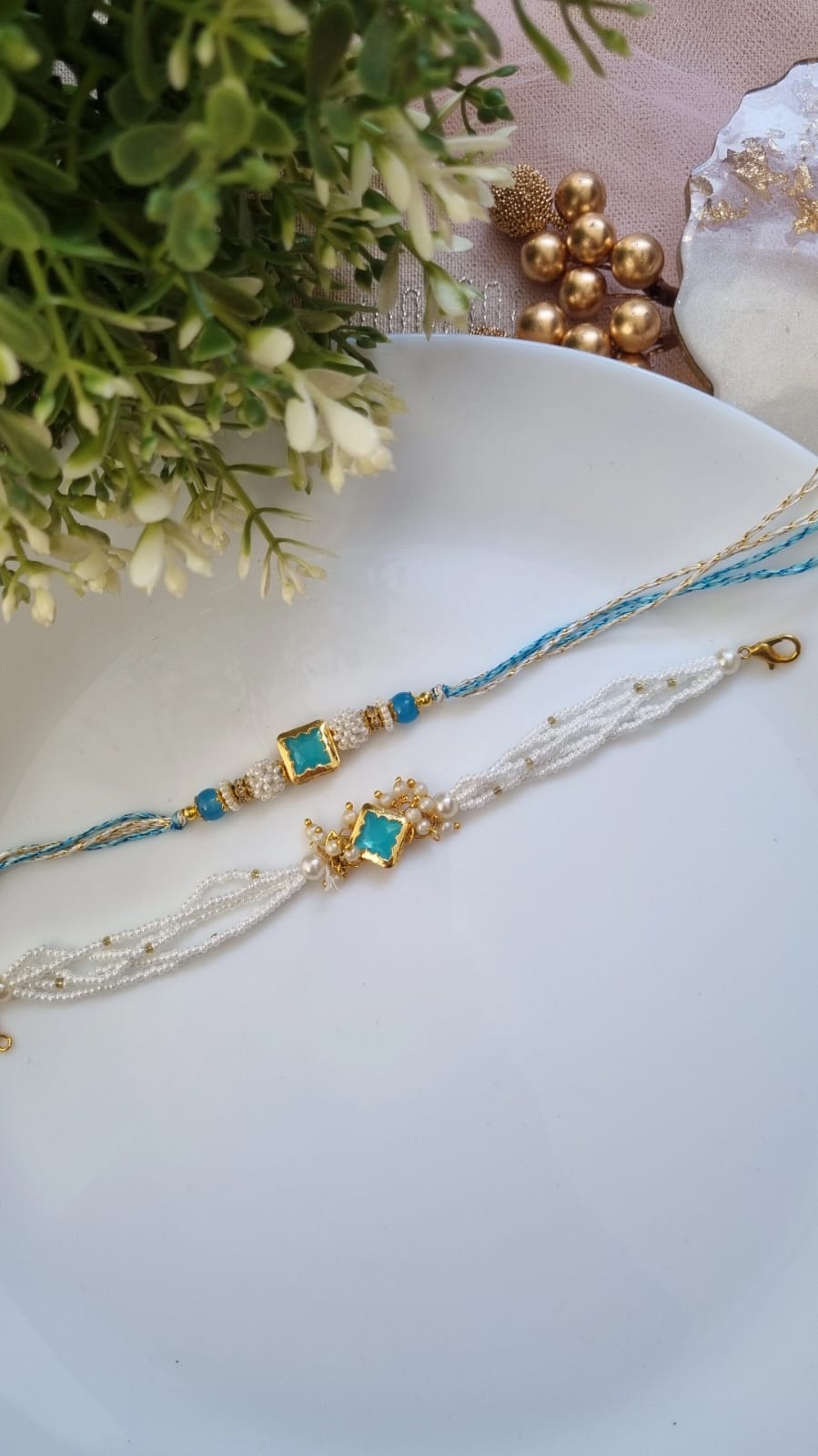 Bhaiya & Bhabhi Rakhi Set – A Celebration of Love & Togetherness | Pretty Little Gifts