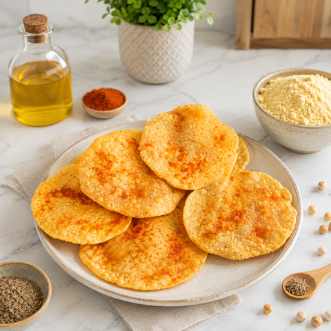 Besan Puri (Vanva)