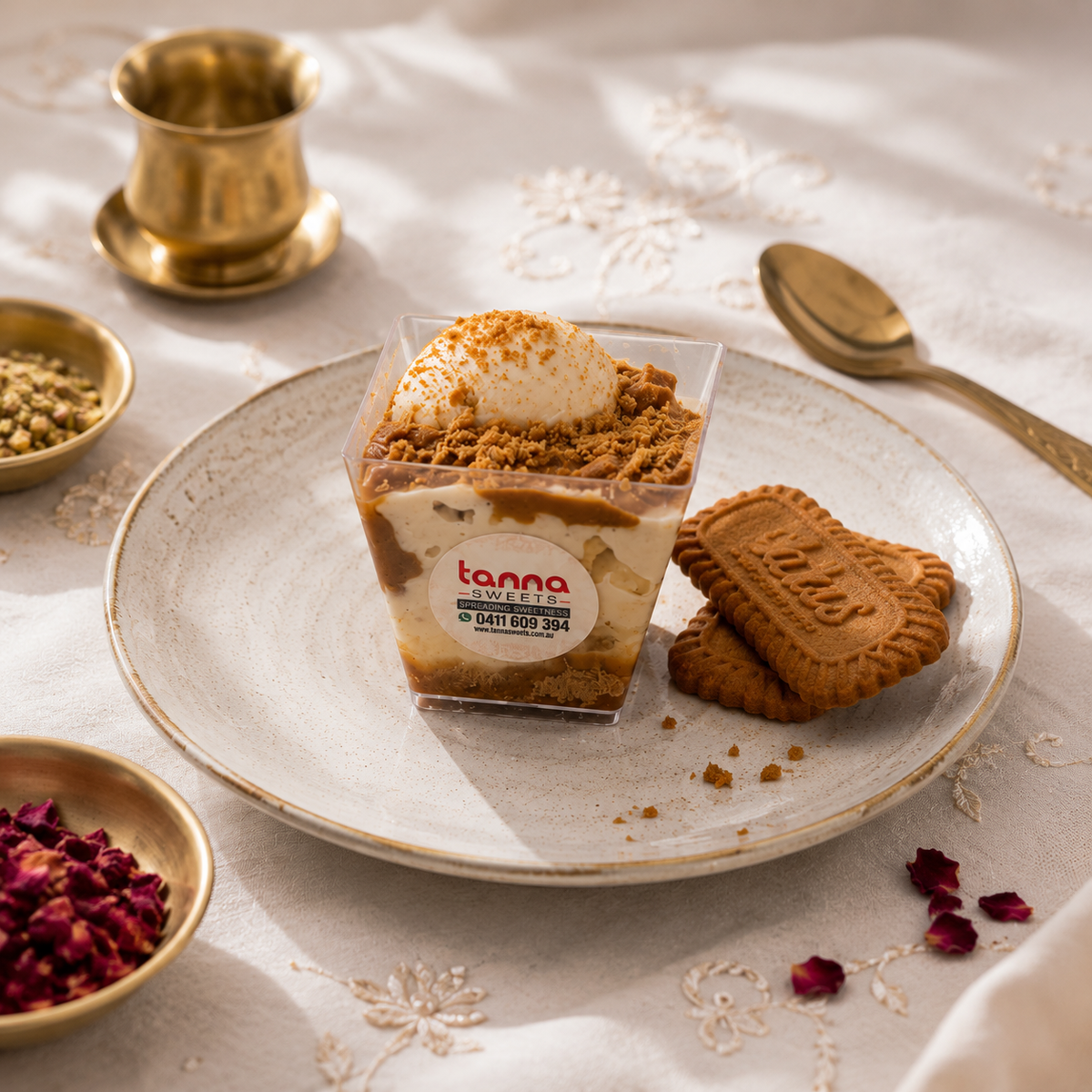 Biscoff Ras Malai Shots