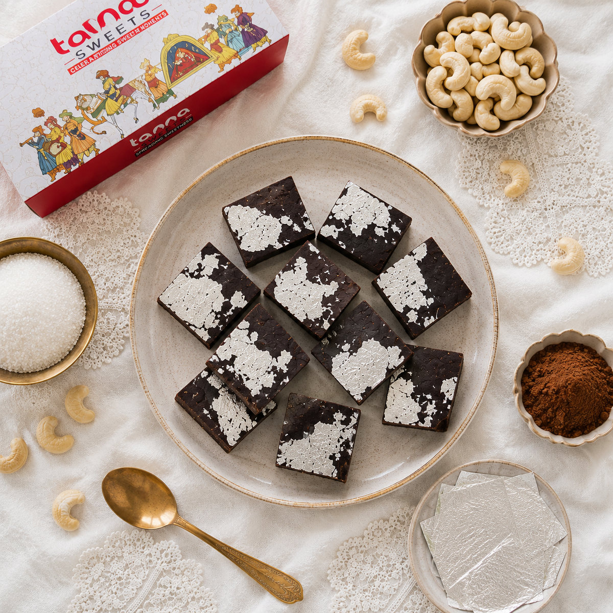 Chocolate Cashew barfi