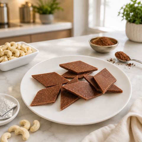 Chocolate Kaju Katli