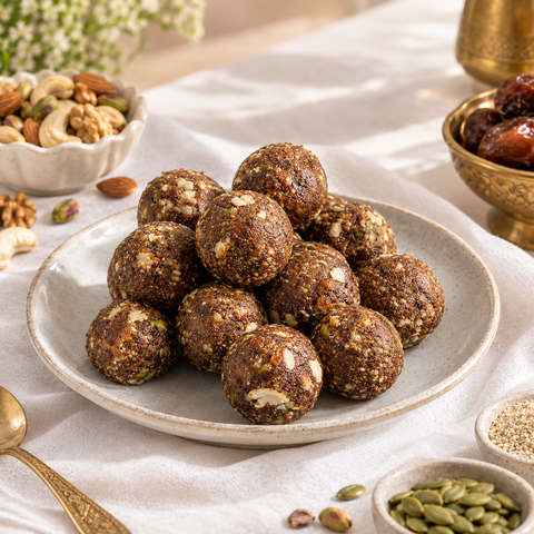 Dates & Dry Fruit Ladoo – Sugar-Free