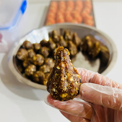 Dates and dry fruits ladoo - Dates Dry Fruits Modak