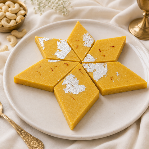 Kesar Kaju Katli