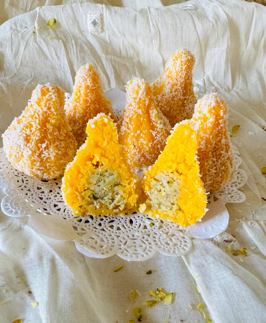 Mango Pistachio Modak