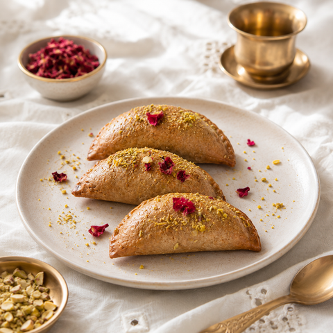 Millet baked Gujiya
