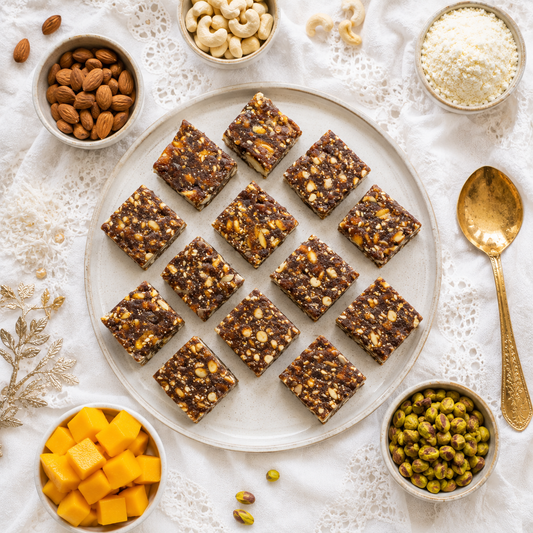 Nutty Dates Barfi