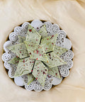 Diamond-shaped kaju katli cashew fudge - Design Your Own Rakhi Celebration Box
