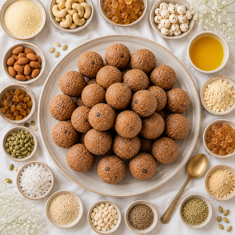 Postnatal Panjeeri Ladoo