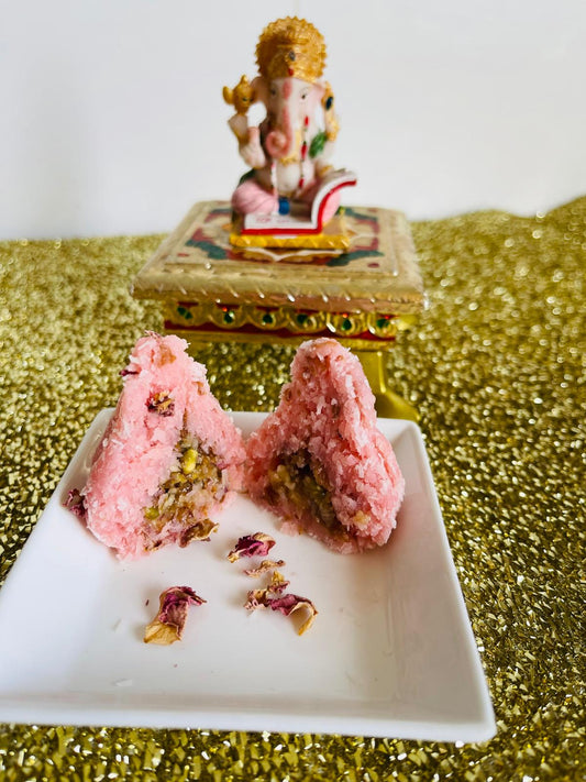 Rose Coconut Modak