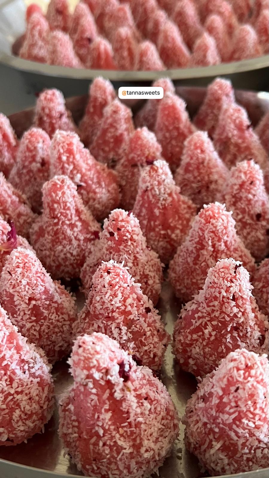 Rose Coconut Modak alternate view 2 of 2 by Tanna Sweets