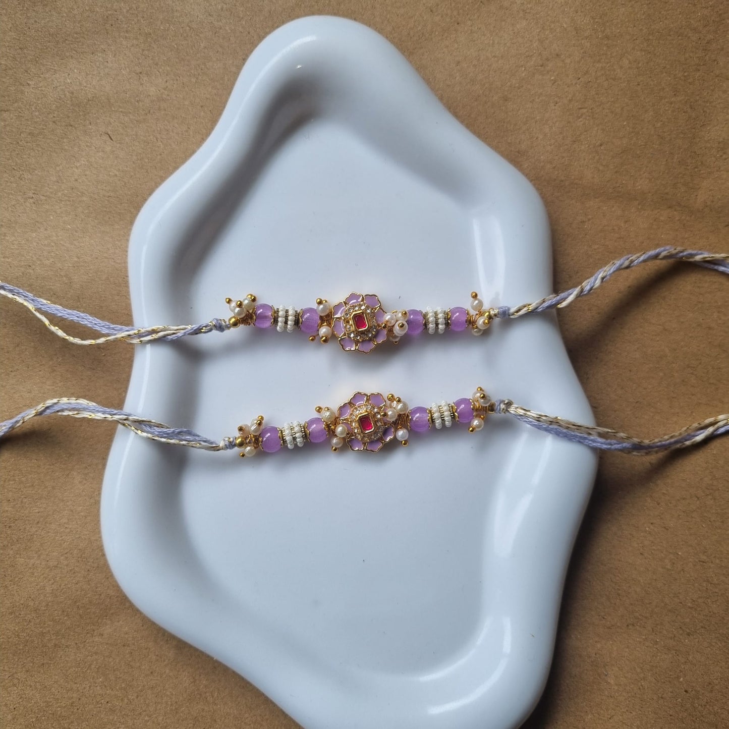 Elegant Rakhi for Bhai – Handcrafted with Love | Pretty Little Gifts