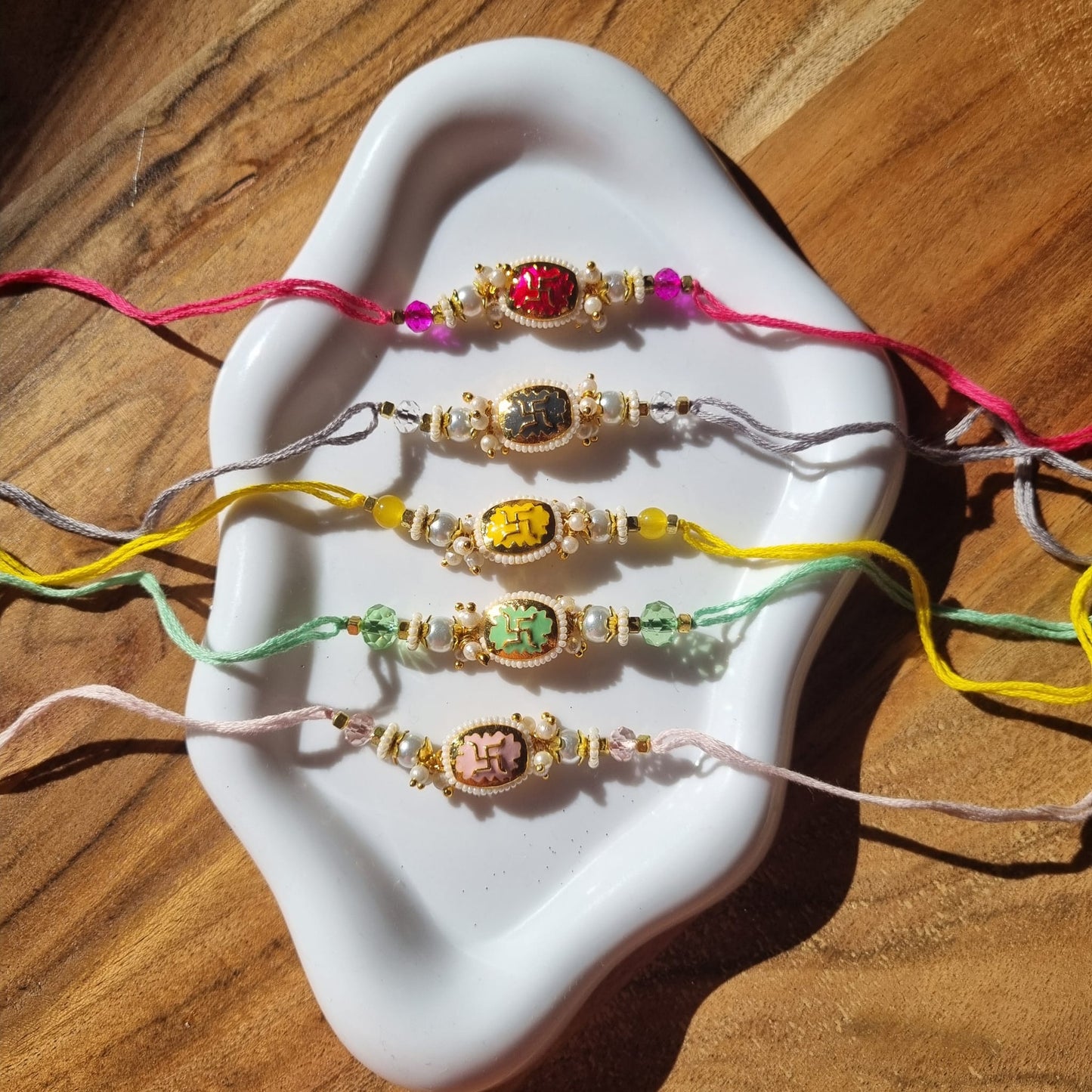 Elegant Rakhi for Bhai – Handcrafted with Love | Pretty Little Gifts