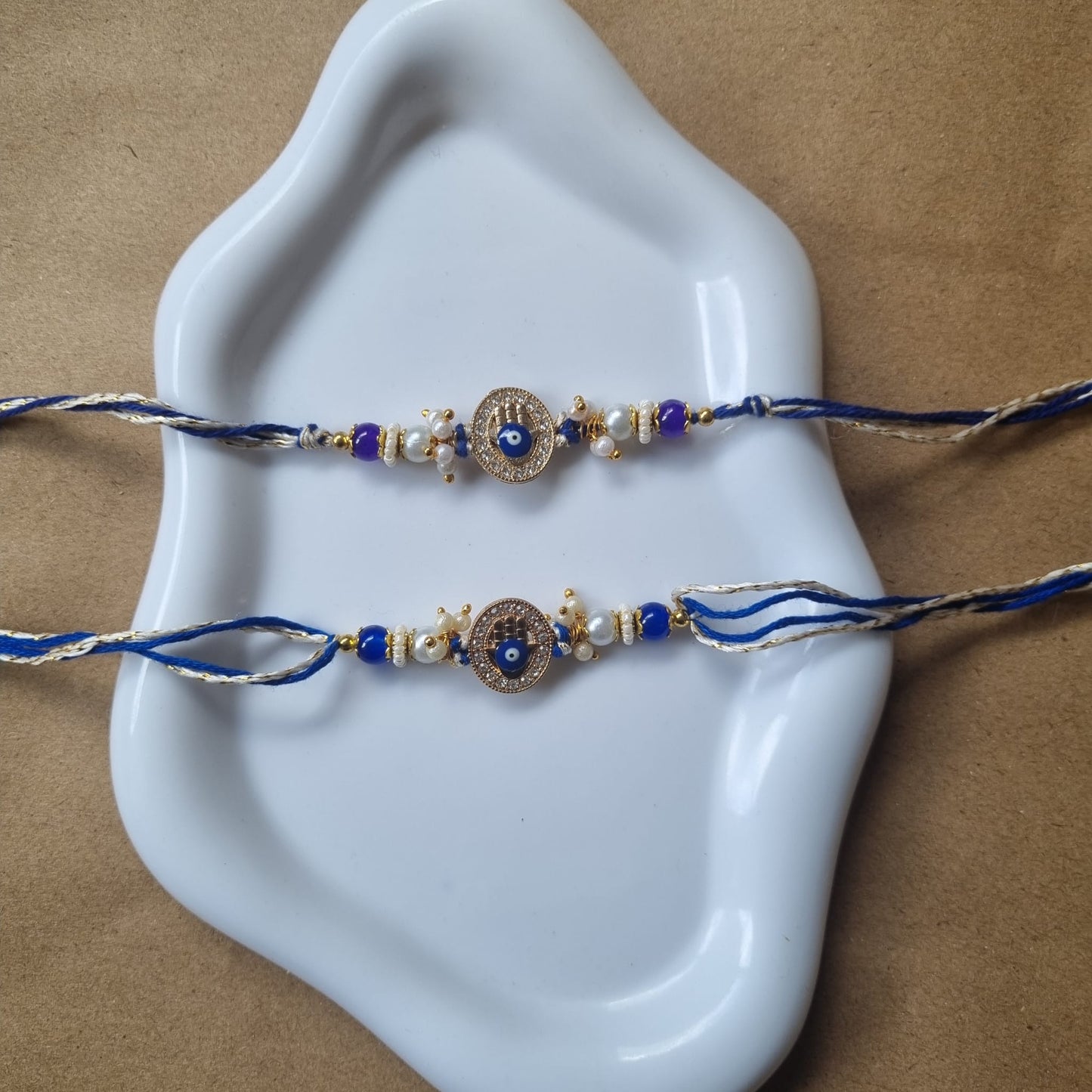 Elegant Rakhi for Bhai – Handcrafted with Love | Pretty Little Gifts
