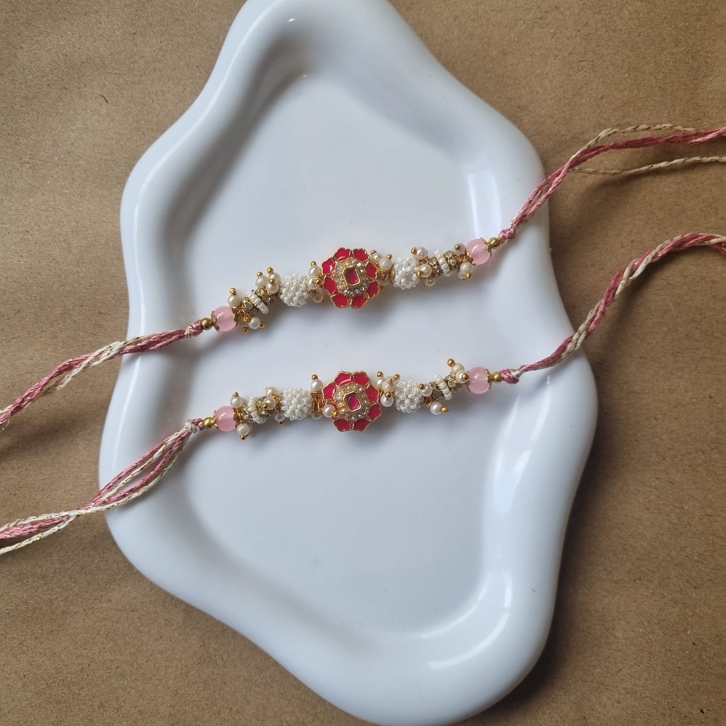 Elegant Rakhi for Bhai – Handcrafted with Love | Pretty Little Gifts
