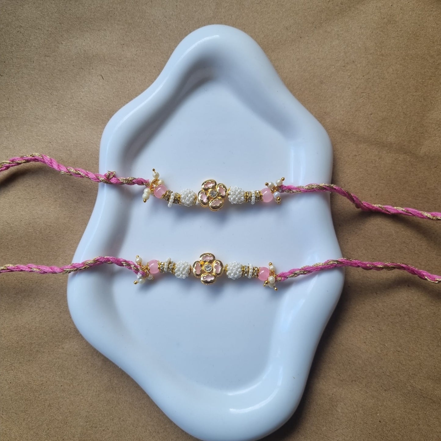 Elegant Rakhi for Bhai – Handcrafted with Love | Pretty Little Gifts