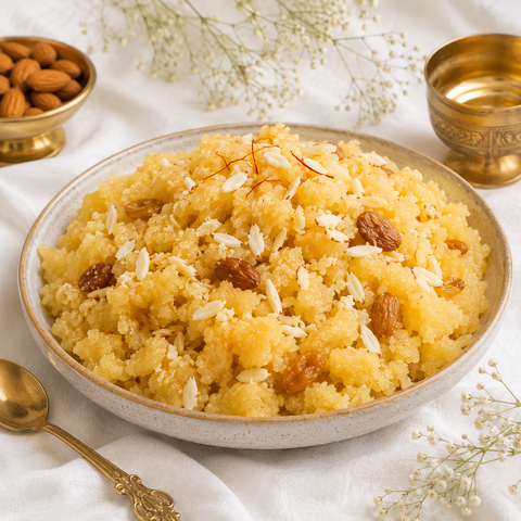 Suji Atta Halwa