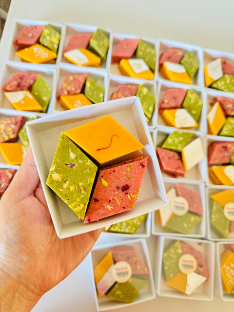 Prasad Box – Assorted Katlis for Bappa gift box view 2 of 2 by Tanna Sweets