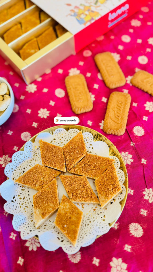 Biscoff Kaju Katli