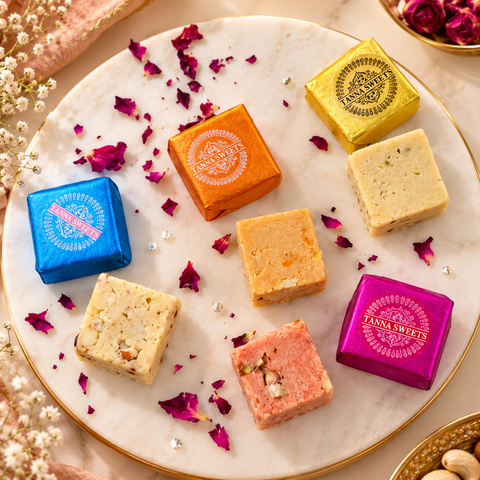 Diwali Special Mix Bites - Mewa, Orange, Rose & Butterscotch